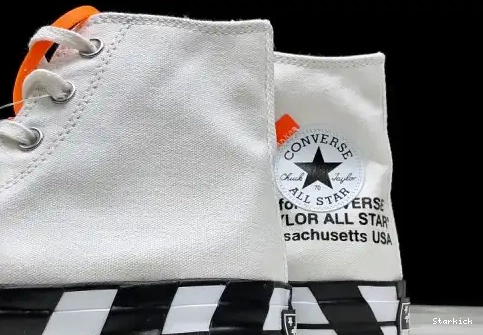 O-W X Black White Converse 2.0 163892C 0626